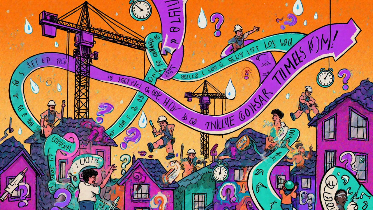 Bauzeitenplan und Fristenkontrolle: So vermeiden Bauherren teure Verzögerungen