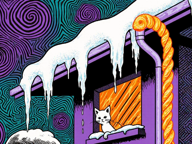 Dachrinnenheizung nachrüsten: So verhindern Sie Eisbildung am Haus