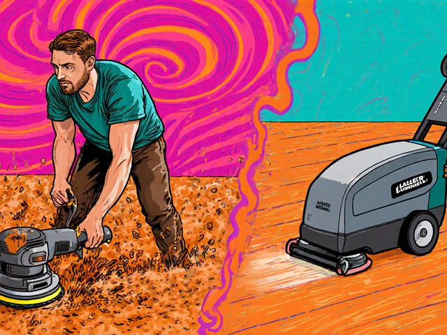 Boden schleifen mieten oder kaufen: Maschinen und Kosten im Vergleich