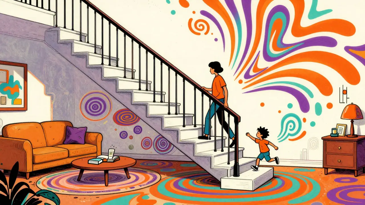 Offene Treppe im Wohnraum: Akustik und Absturzsicherung richtig planen