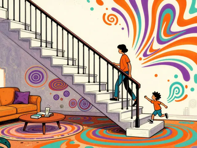 Offene Treppe im Wohnraum: Akustik und Absturzsicherung richtig planen