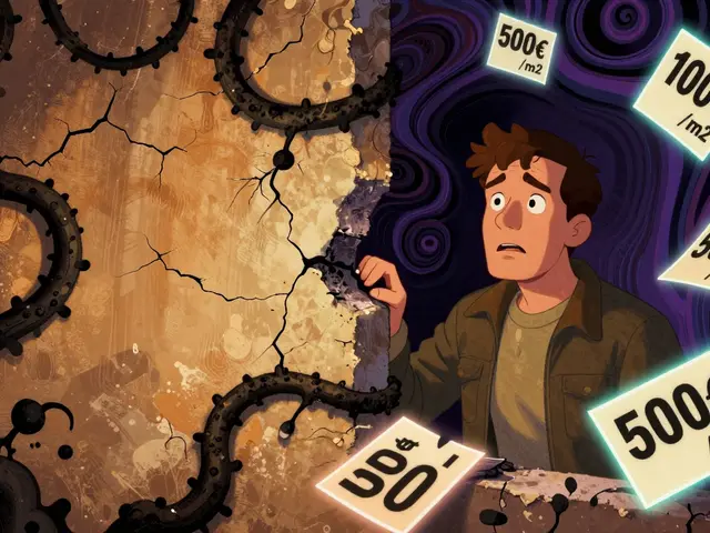 Schimmelbefall in Immobilien beseitigen: Kosten vs. Wertverlust - Was es wirklich kostet