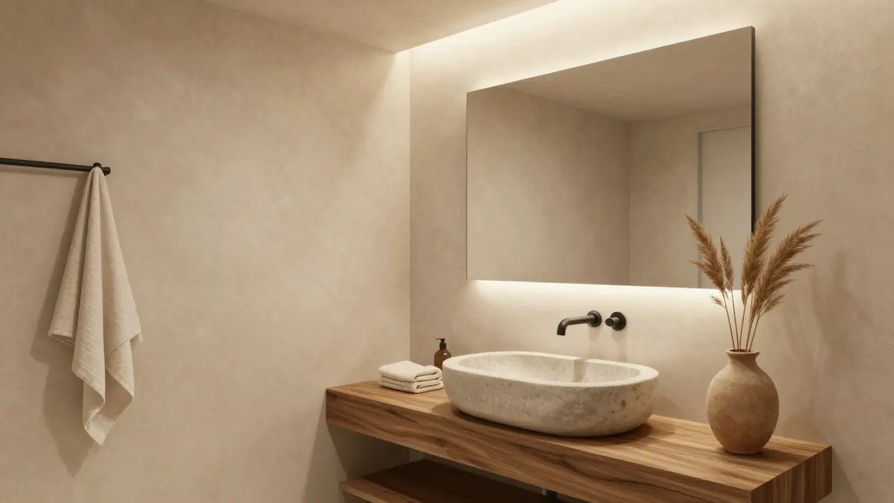 Badezimmer-Designtrends 2025/2026: Minimalistisch, Natur, Spa-Feeling