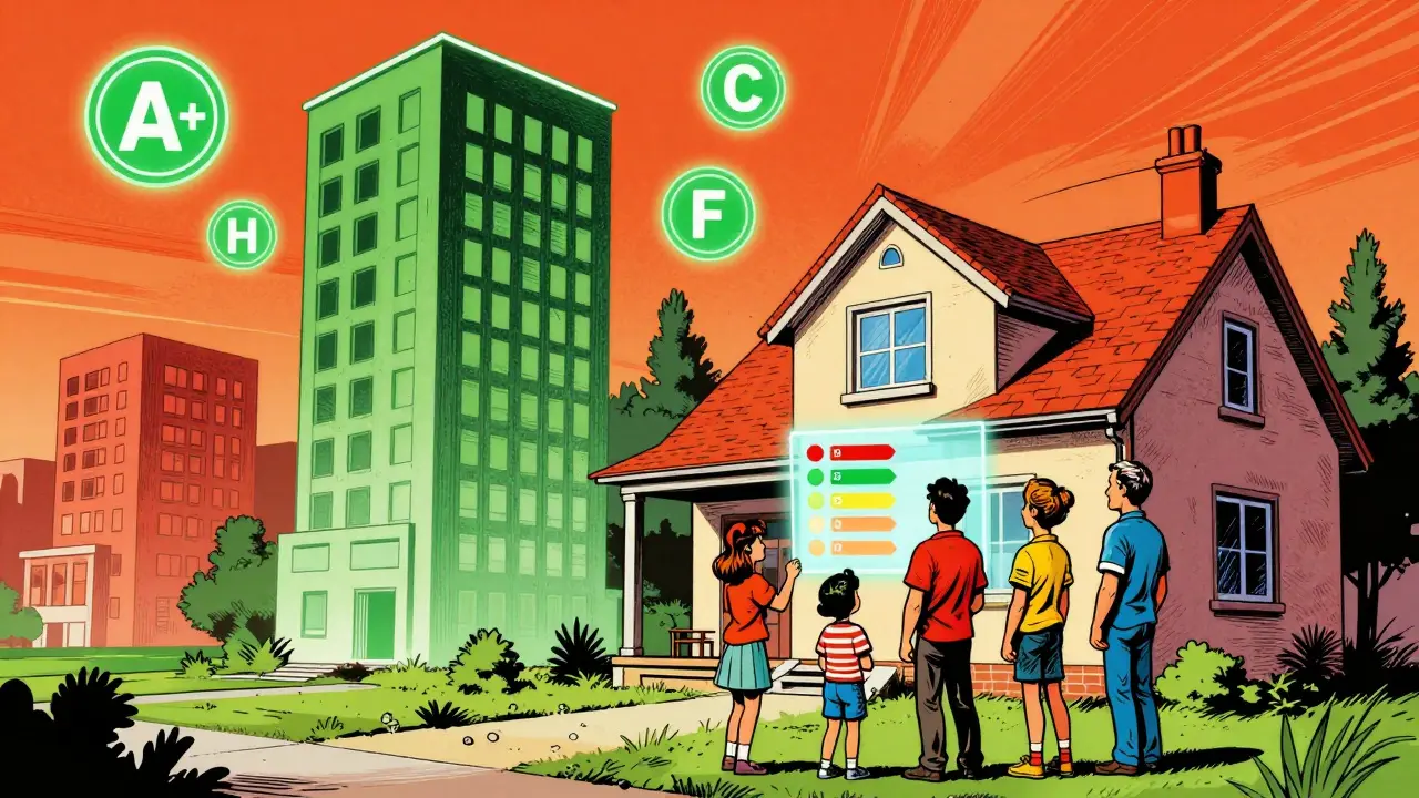 Energieeffizienzklassen und Preisaufschläge bei Immobilien