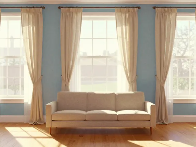 Vorhänge im Wohnzimmer: Material, Farbe & Stil richtig wählen