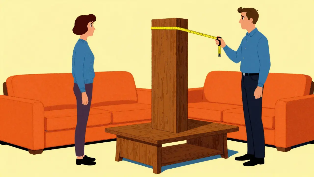 Couchtisch richtig wählen: Die perfekte Höhe, Form und das passende Material zum Sofa