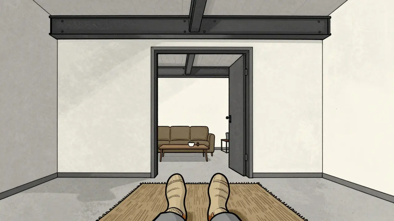 Industrial-Look im Wohnzimmer: Beton, Metall und Leder perfekt kombinieren