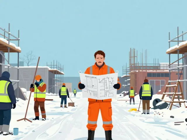 Bauzeitenpuffer im Winter: So planen Sie Witterungsrisiken bei Dach und Fassade richtig